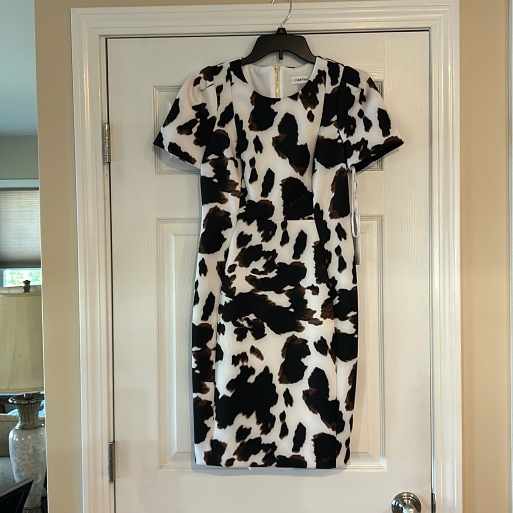 Calvin Klein Women’s Leopard Print Dress